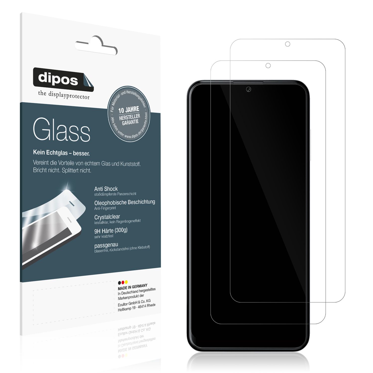Dipos 6X Pellicola Protettiva Antiriflesso Per Nokia 5.1 Plus - Opaca, Anti-impronta, Taglio Laser Made In Germany