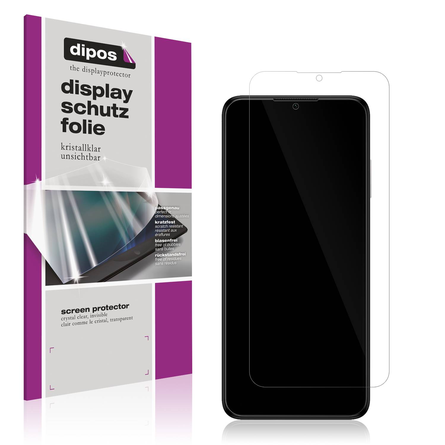 Pellicola Protettiva per Nokia 7.1 Plus posteriore Protezione Vetro Flessibile