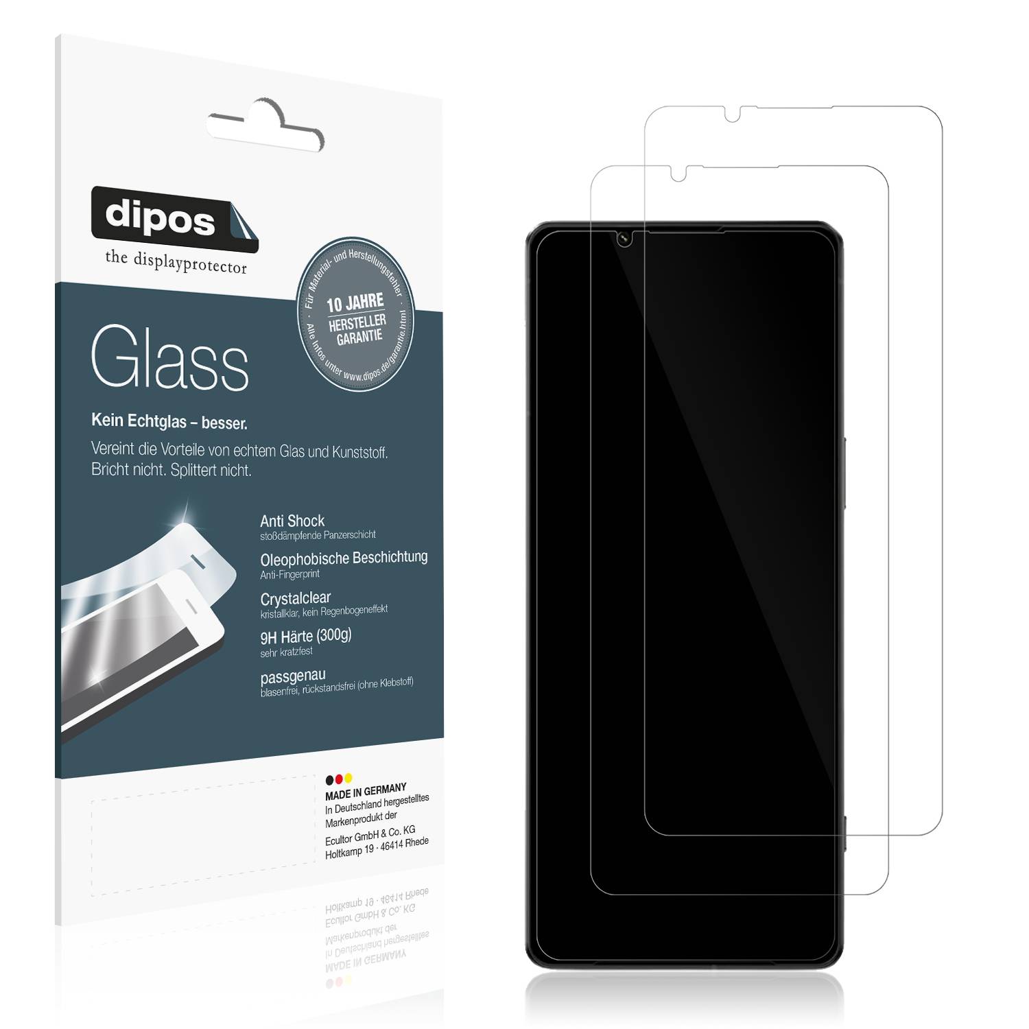 Film Protecteur écran Dipos Pour Sony Xperia 1 IV – Antireflet – Mat – Transparent