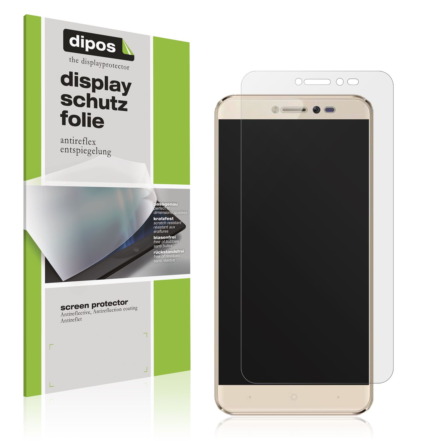 dipos I 2X Pellicola Protettiva Opaco Compatibile con Nokia 8.1 Protezione Vetro Flessibile 9H