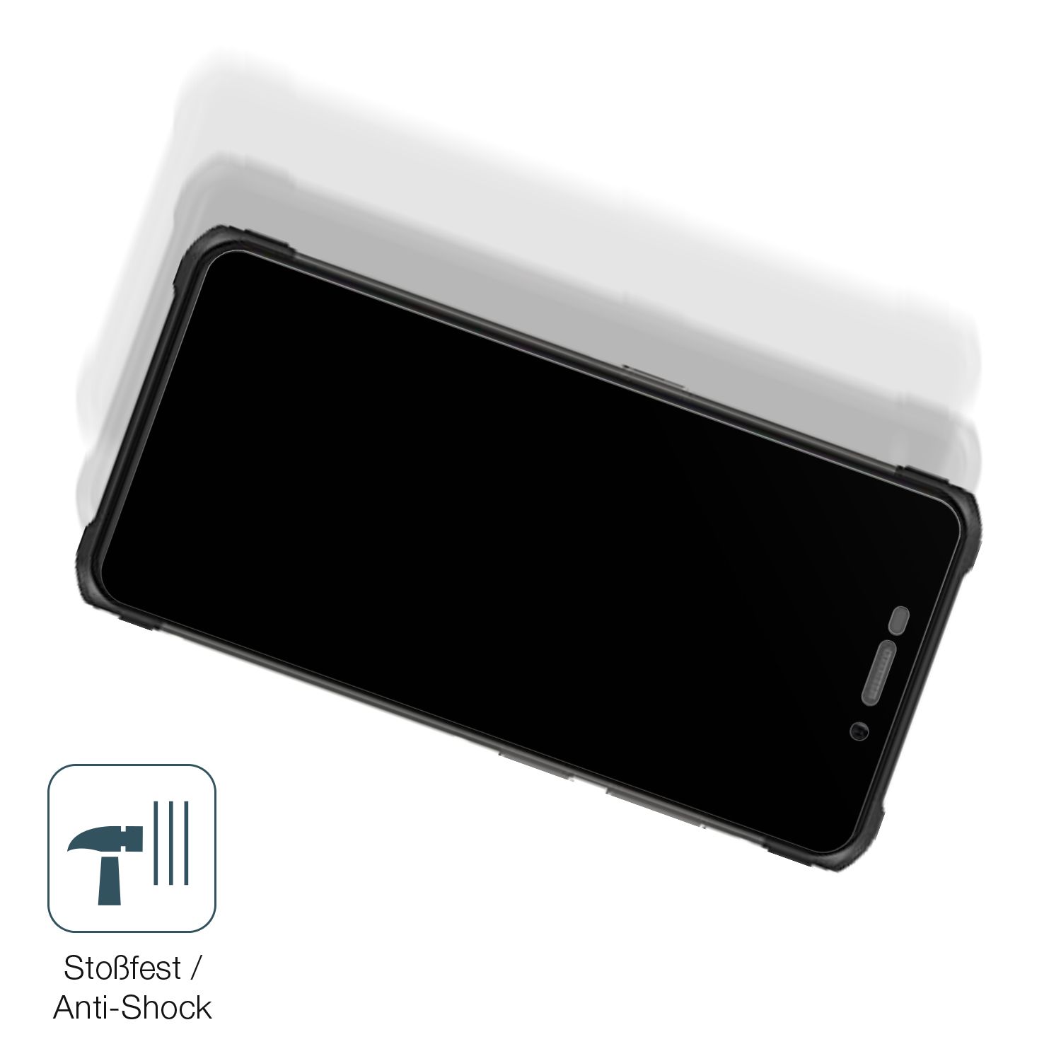 2x Pellicola per Ulefone Power 3 Protettiva Protezione opaco Vetro Flessibile 9H