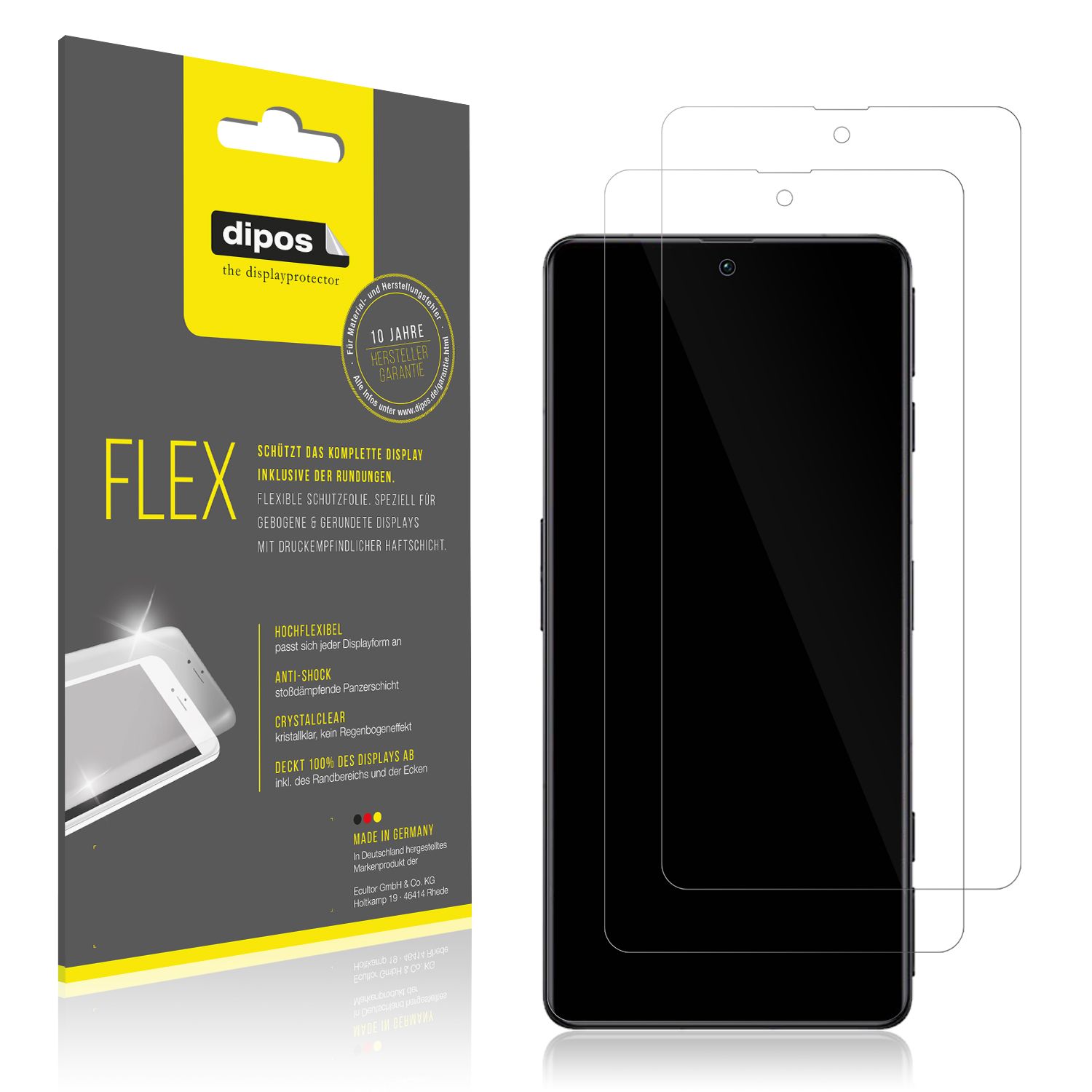 Pellicola Protettiva per Xiaomi Mi 9T Pro Protezione Schermo Claro Display dipos