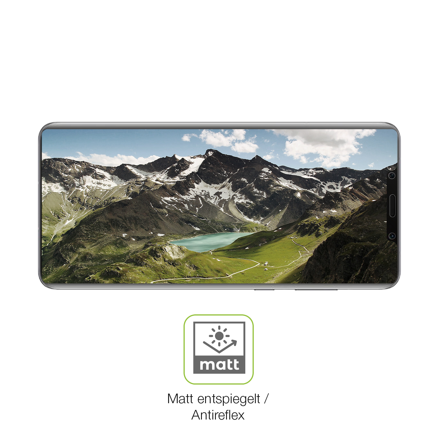 Crocfol Premium Panzerfolie Für Huawei Mate 40 Pro – 2er Pack, Selbstheilend & Case-friendly