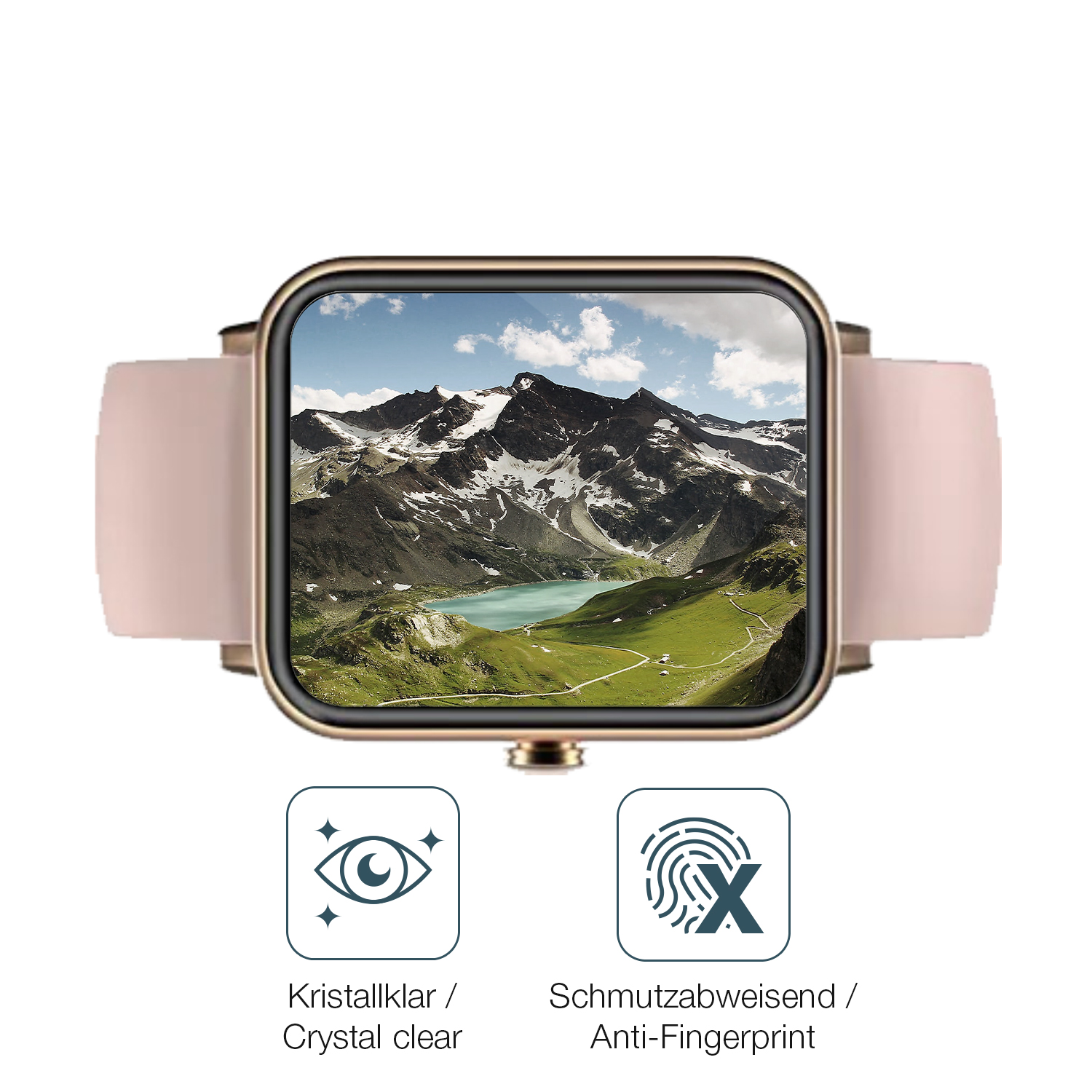 2x Displayschutzfolie für Noise Colorfit Pro 3 Flexibles Glas 9H dipos - Bild 5 von 9