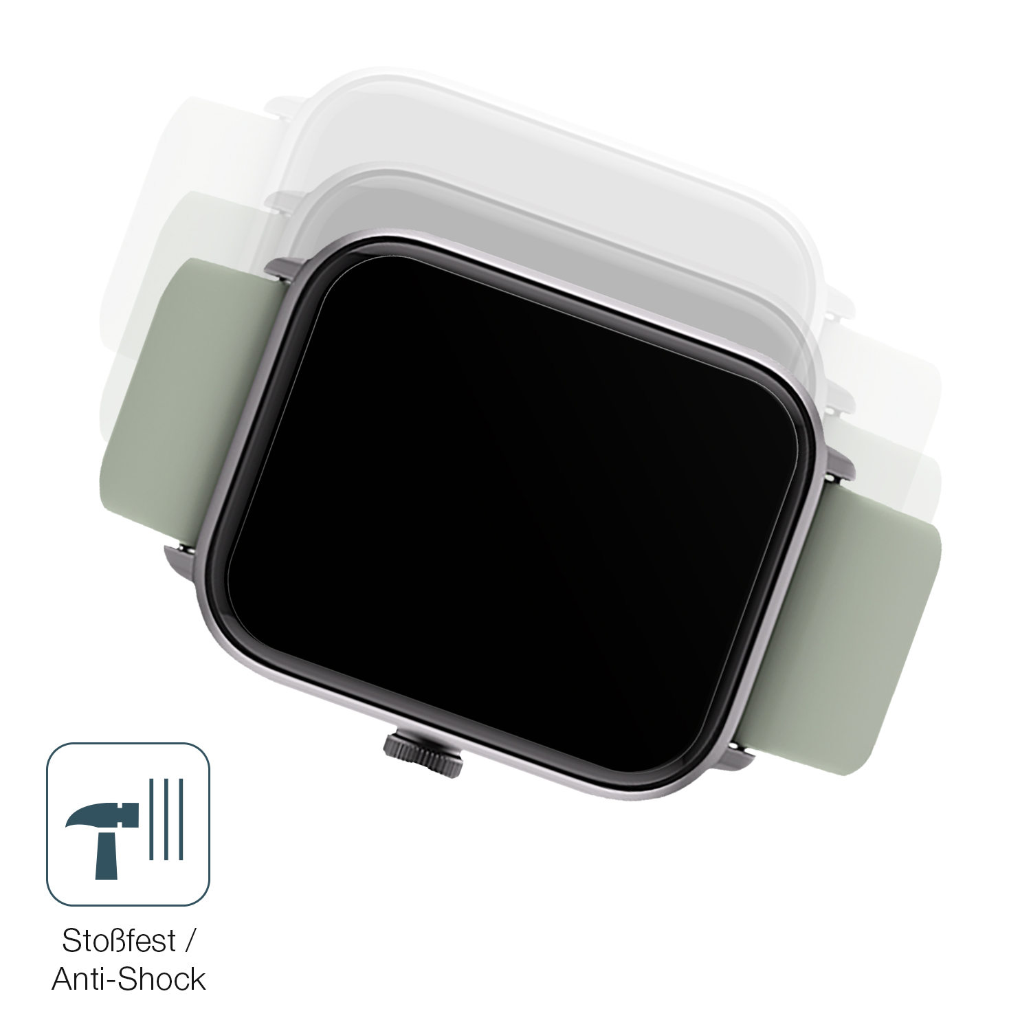 Ochraniacz ekranu do Noise ColorFit Pro 3 Alpha matowe elastyczne szkło 9H dipos - Zdjęcie 4 z 9